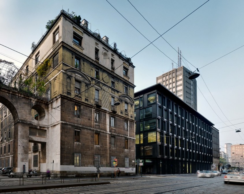 La serenissima7 - Reamenajarea cladirii de birouri "La serenissima" din Milano