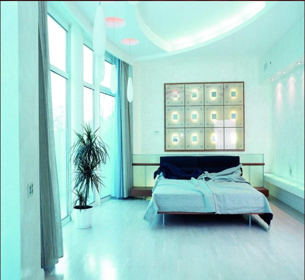 Nuantele de bleu sunt utilizate in dormitoare sau in spatiile destinate relaxarii - Culoarea albastra linisteste