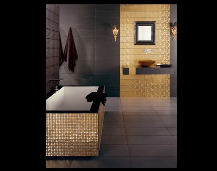 Colectia Damasc, foto www.homedesignfind.com - Amenajari de interior cu auriu