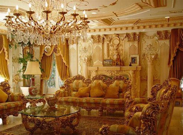 Un interior luxos, facut pentru a epata (foto homerelation.com) - Amenajari de interior cu auriu