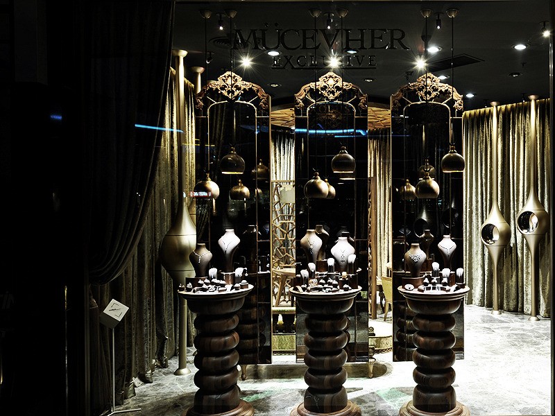 Mucevher Exclusive Jewellery Store © ESAT FISEK INTERIORS - LUXURY INTERIORS, cu Esat FISEK