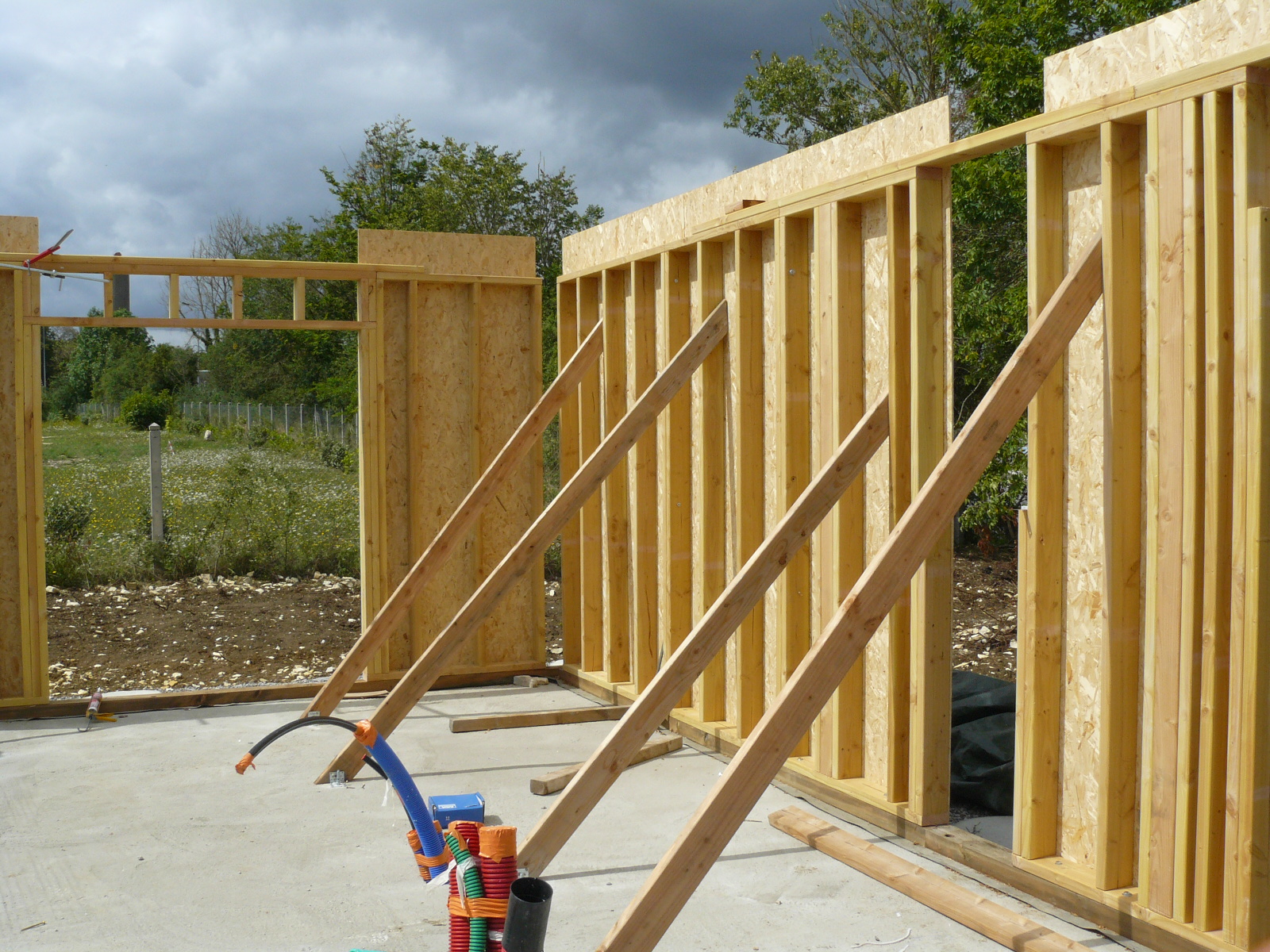 Casa din lemn la cheie - Fazele constructive ale unei casa din lemn la cheie