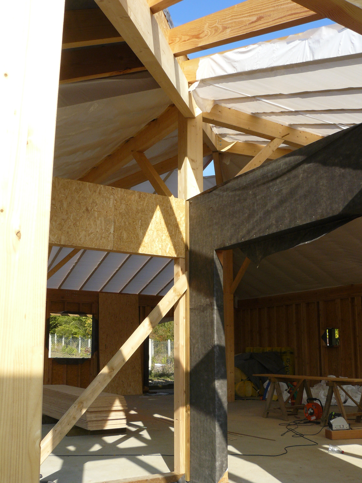 Casa din lemn la cheie - Fazele constructive ale unei casa din lemn la cheie