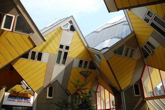 Case cubice in Olanda - Casele cubice create de Piet Blom