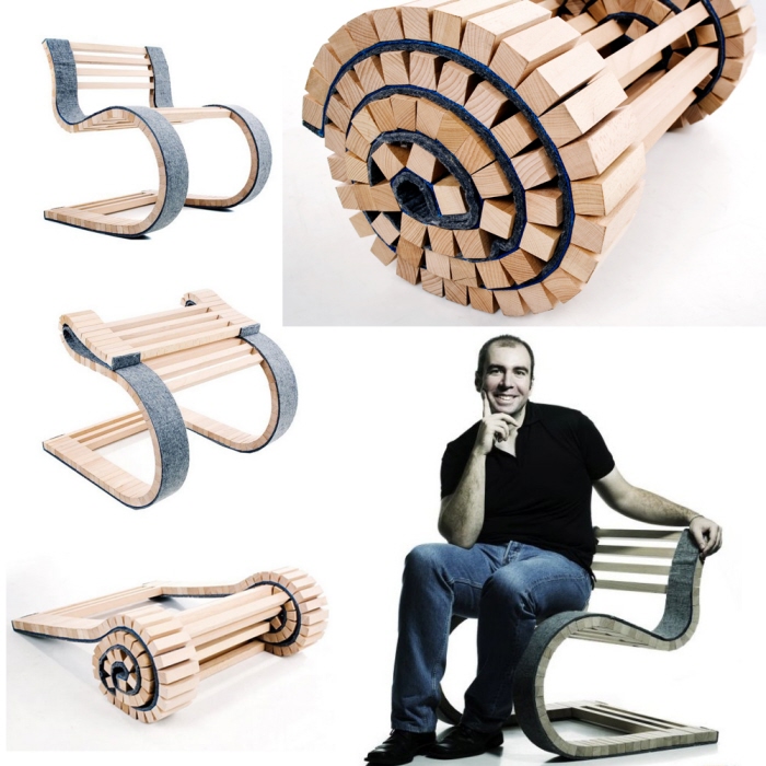 MIESROLO, un scaun dinamic facut dintr-o bucata  - MIESROLO, un scaun dinamic