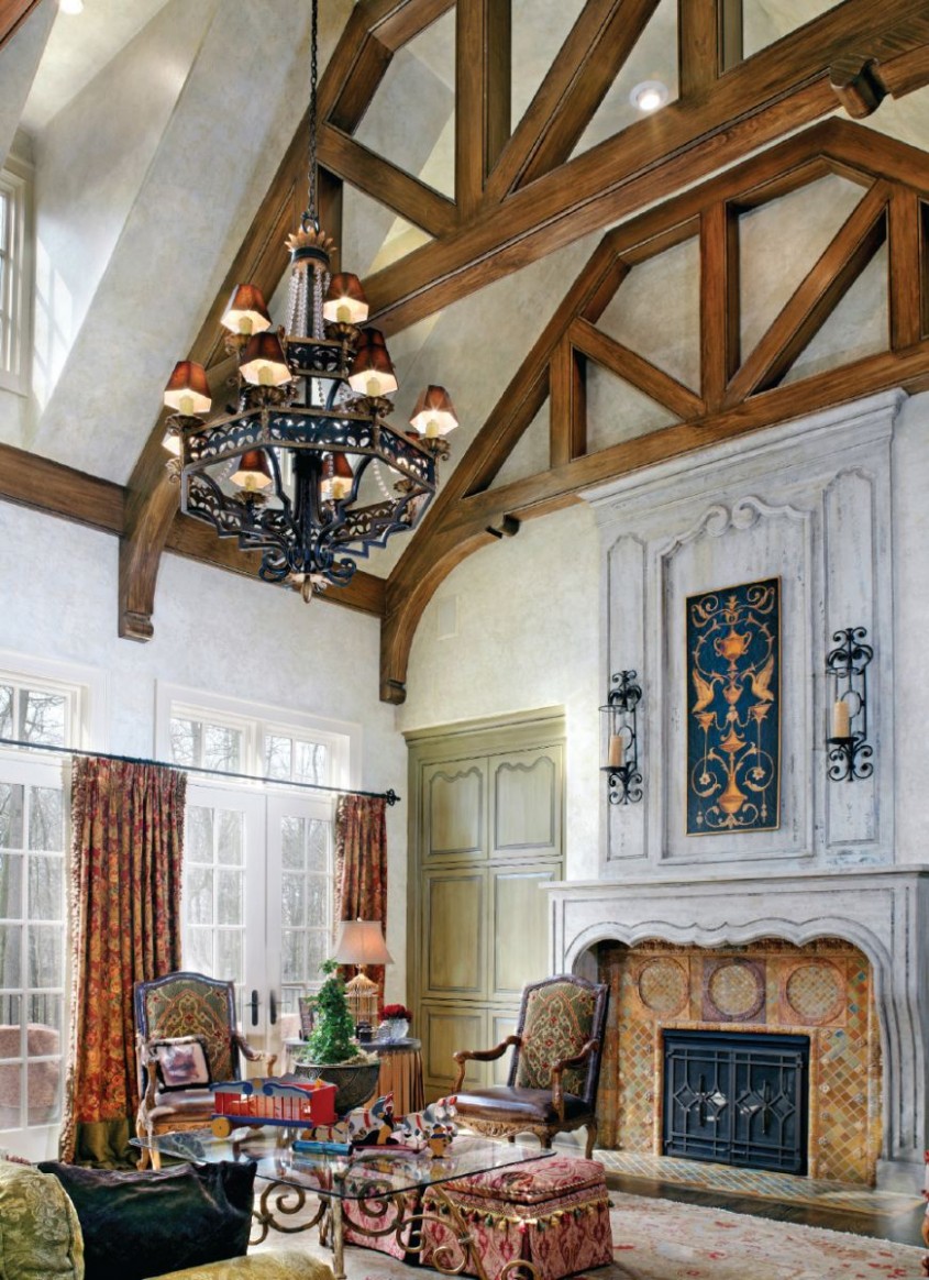 Foto via houseandhome.com  - Spatii cu tavane inalte: estetica si functionalitate