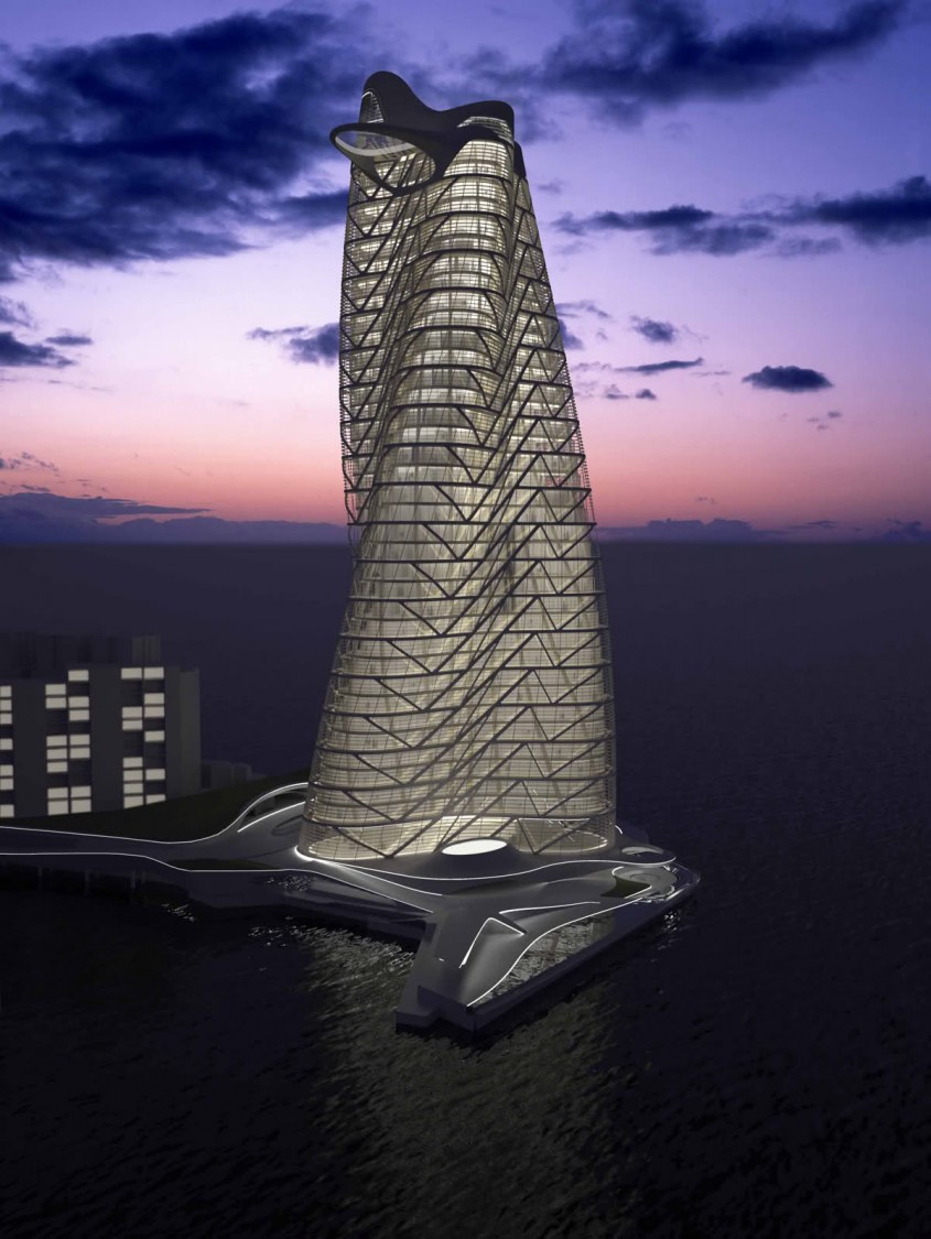 Turnul Strata, Abu Dhabi - Patru proiecte ce sfideaza cerul