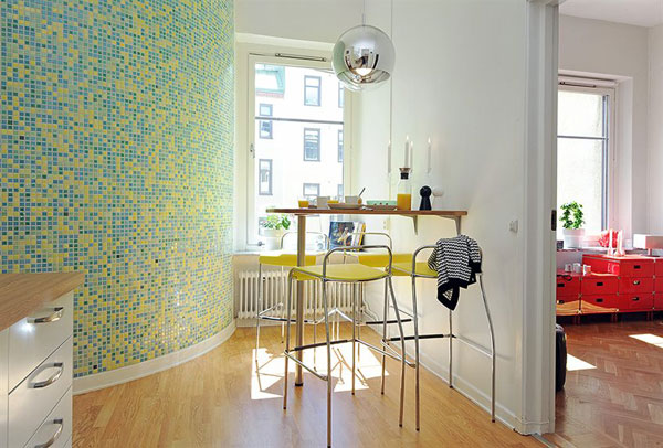 Un apartament multicolor, in Paris - Plin de culoare