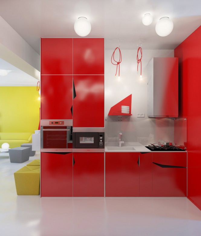 Anna Marinenko concept, via home-designingcom - Bucatarii ideale, pentru cele mai variate gusturi si stiluri