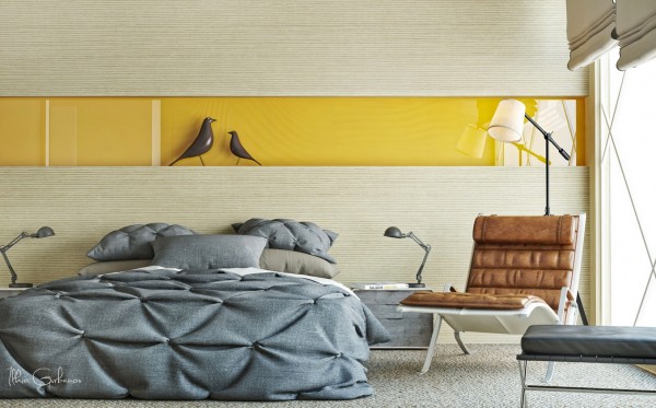 Ilkin Gurbanov - Zece idei de amenajare a unui dormitor, in culori neutre