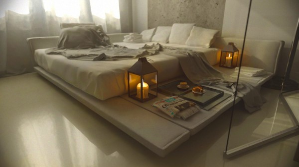 Leks Architects - Zece idei de amenajare a unui dormitor, in culori neutre