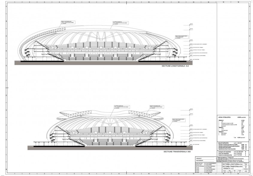Proiectul viitorului stadion Ion Oblemenco din Craiova - planuri - Proiectul viitorului stadion Ion Oblemenco din