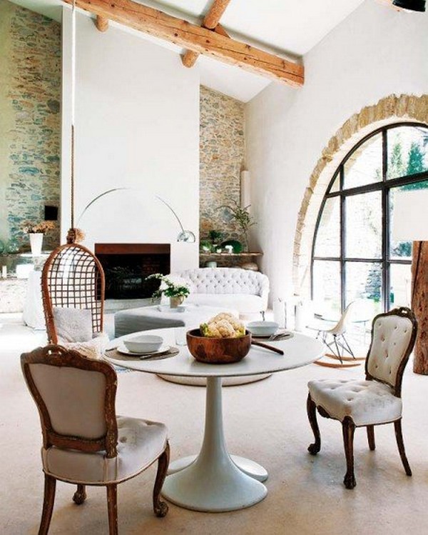 Un spatiu eclectic - Arhitectura veche a creat ambientul perfect pentru un interior eclectic cu elemente