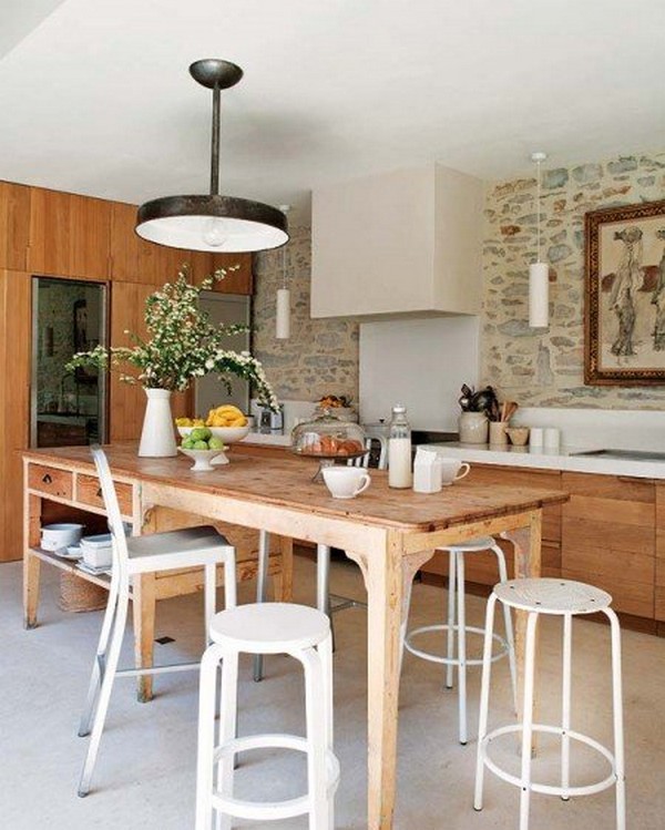 Note traditionale - Arhitectura veche a creat ambientul perfect pentru un interior eclectic cu elemente moderne