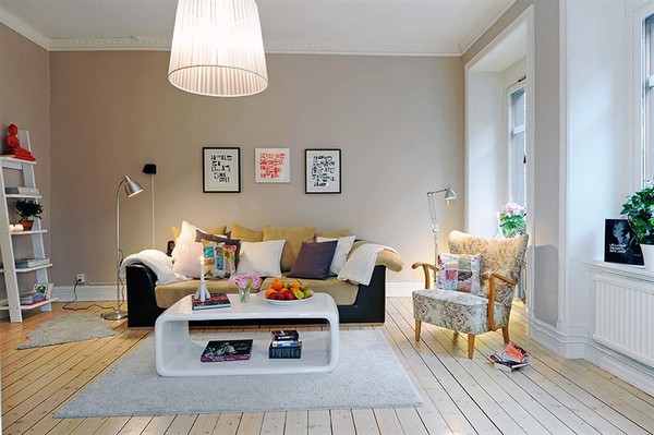 Un living mic dar familiar si placut - Un apartament ideal pentru o familie perfecta confortabil