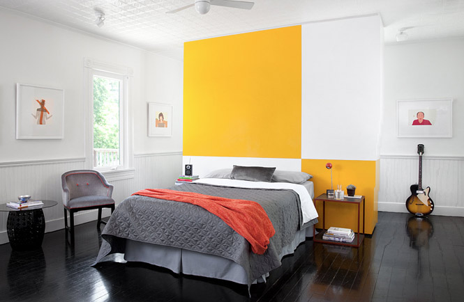 Luminos vesel si dinamic galbenul poate fi folosit oriunde din living pana in dormitor si chiar