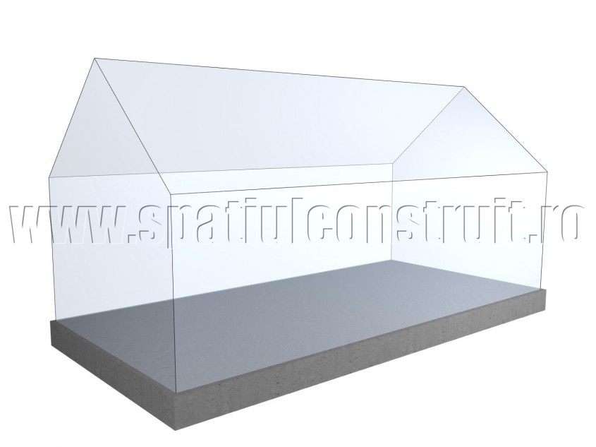 Fundatie tip radier (cu placa groasa de beton) - Forma fundatiilor