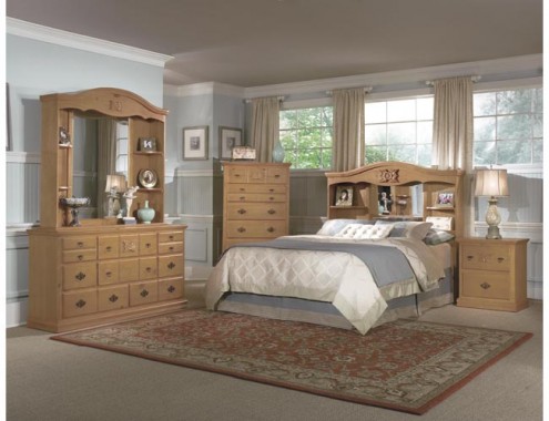 Aer neo-clasic pentru un dormitor in culori mai deschise decat cele traditionale - Rustic sau doar