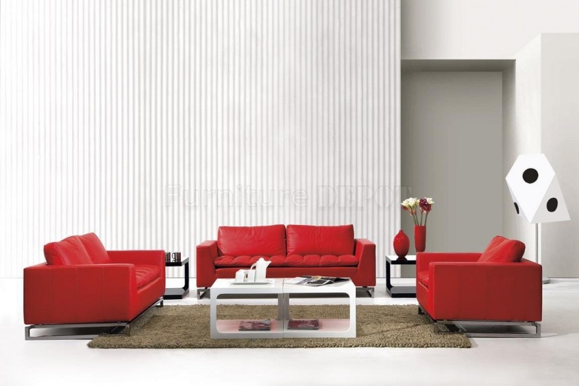 Foto via www.furnituredepot.com - Culoare energizanta si modernism