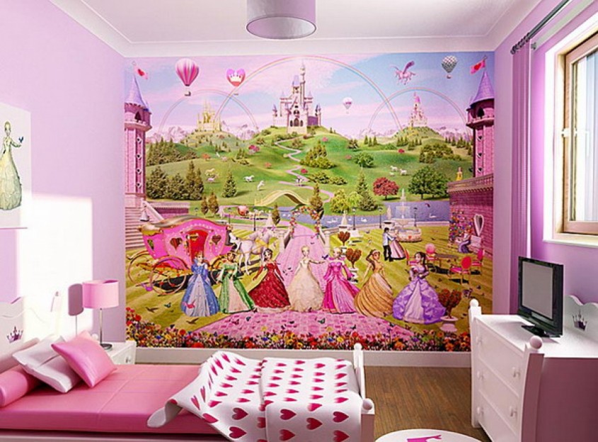 foto via ldzr.com - Zece camere decorate cu picturi sau fototapet