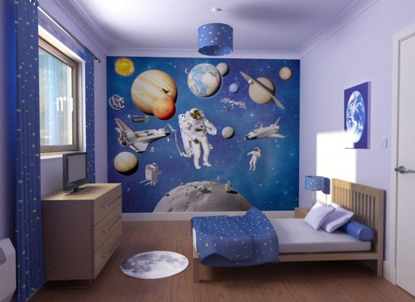 Foto via www.168xia.com - Zece camere decorate cu picturi sau fototapet