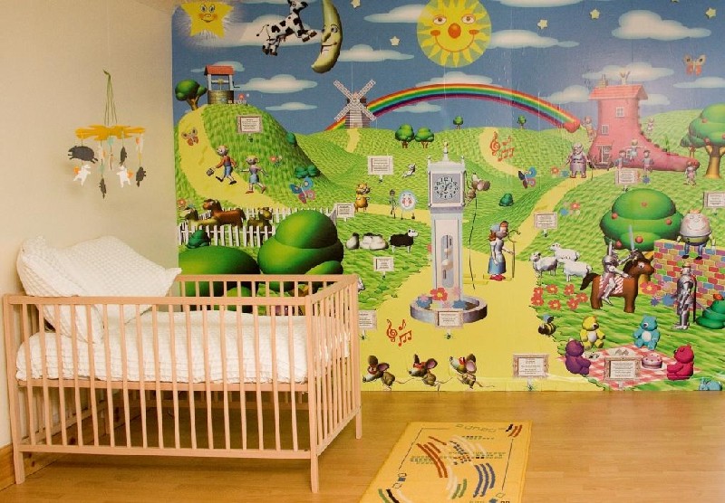 Foto via freshnist.com - Zece camere decorate cu picturi sau fototapet