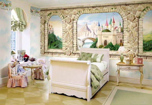 Foto via freshnist.com - Zece camere decorate cu picturi sau fototapet