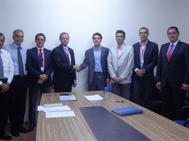 delegatiile de la semnarea contractului cu UBCI - Classic Dome