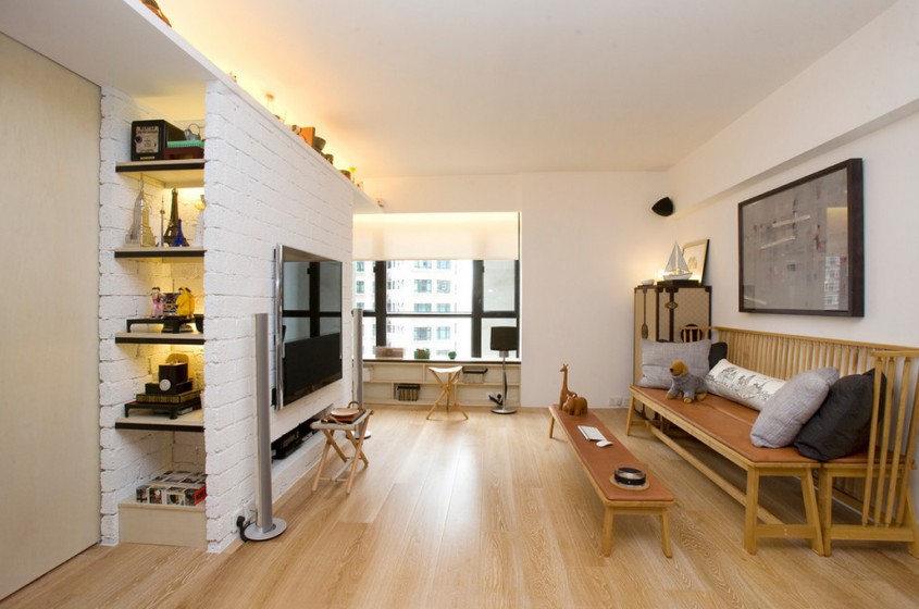Apartament modern si functional in Hong Kong Arhitect Clifton Leung - Apartament modern si functional in