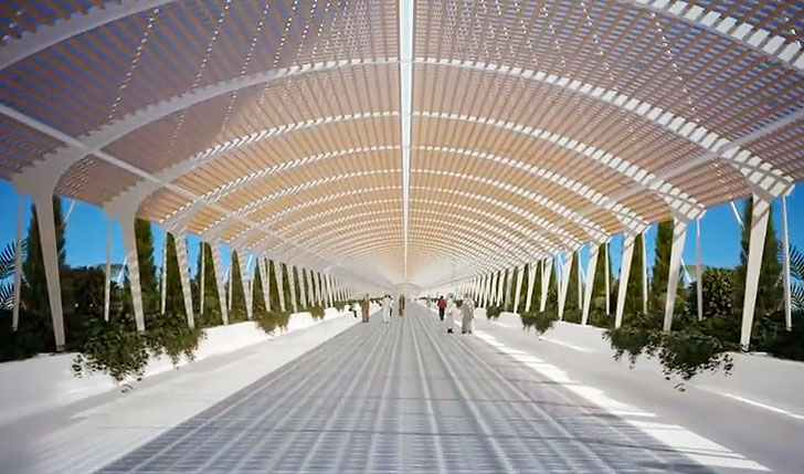 Un nou pod marca Santiago Calatrava propus pentru Doha Qatar - Un nou pod marca Santiago