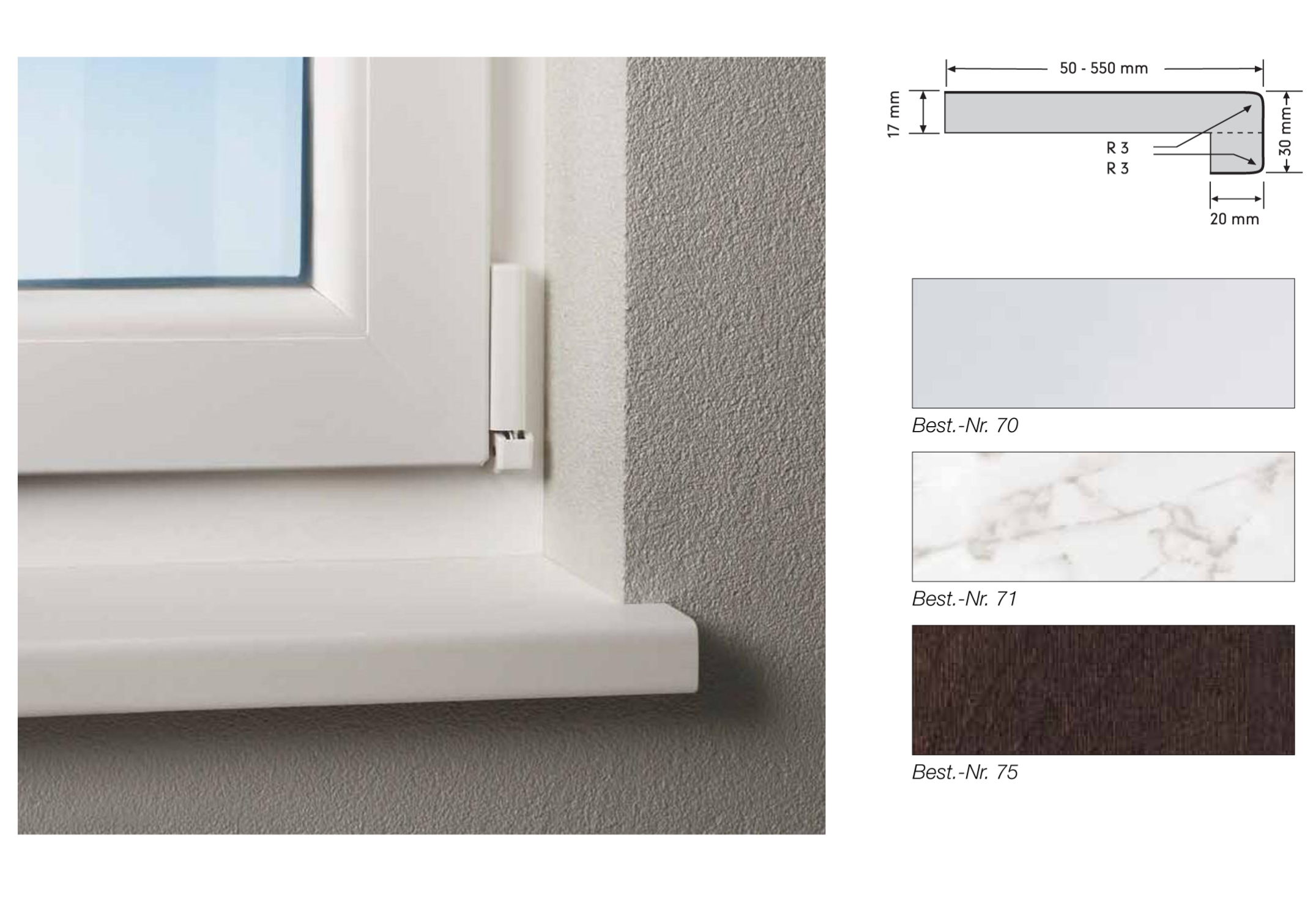 Trend este Solutia de la Helopal pentru glafurile de interior destinate spatiilor cu design minimalist -