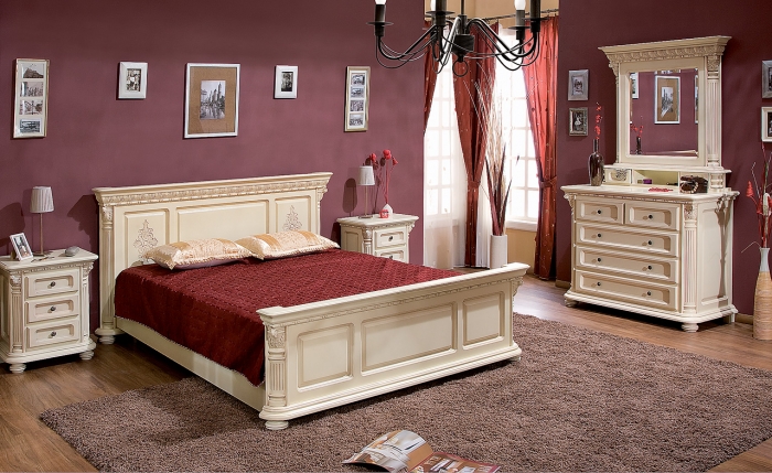 Mobila dormitor Venetia lux - Reduceri de 15% la garniturile complete de mobilier