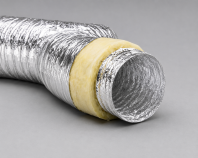Tubulatură flexibilă din aluminiu izolată cu vată minerală