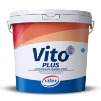 Vopsea super-lavabilă premium antimicrobiana, cu ioni Ag, VITEX VITO PLUS, alba, 15 L - Cod : 902087