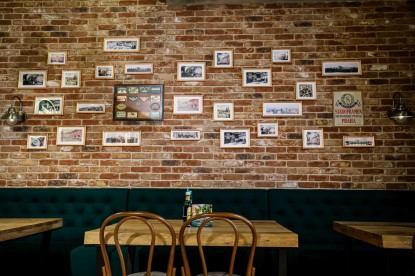 Perete placat cu caramida aparenta  Iasi Amedio Ideas