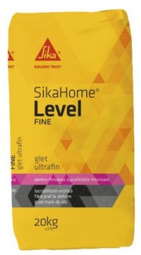 SikaHome® Level Fine - Glet ultrafin pe baza de ipsos, pentru finisarea suprafetelor interioare 