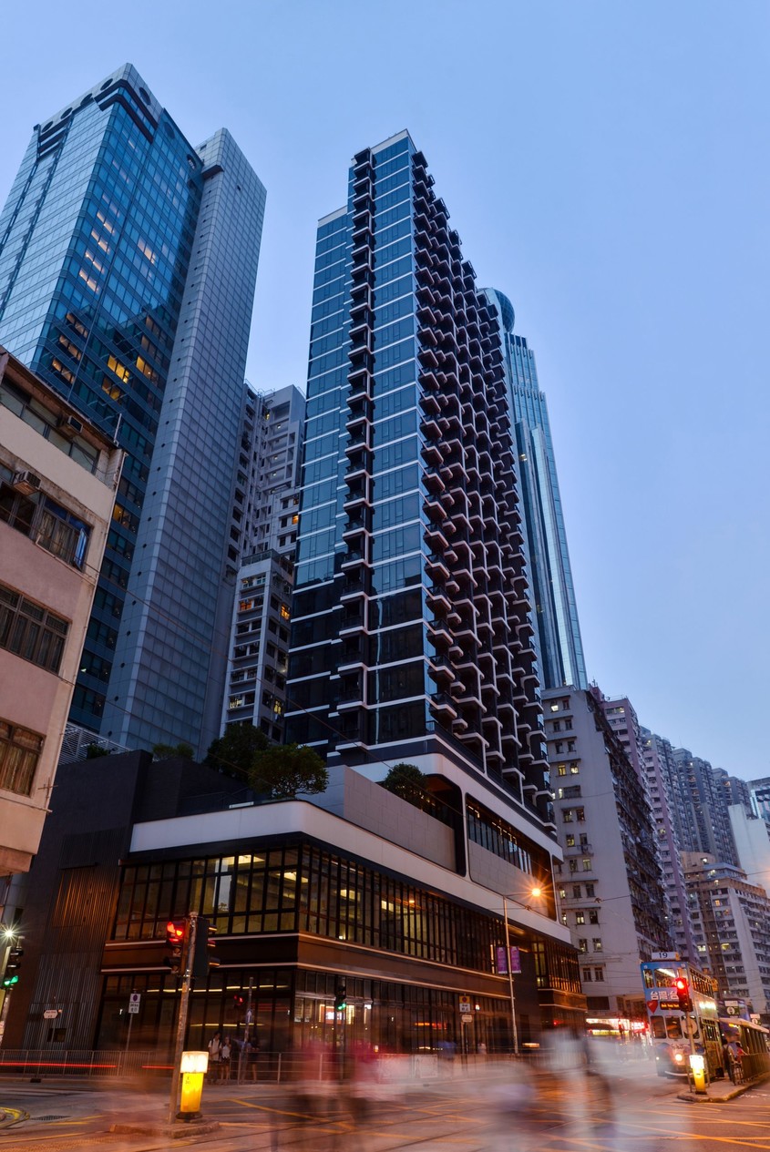 Un imobil de locuințe din Hong Kong construit pentru boemii urbani