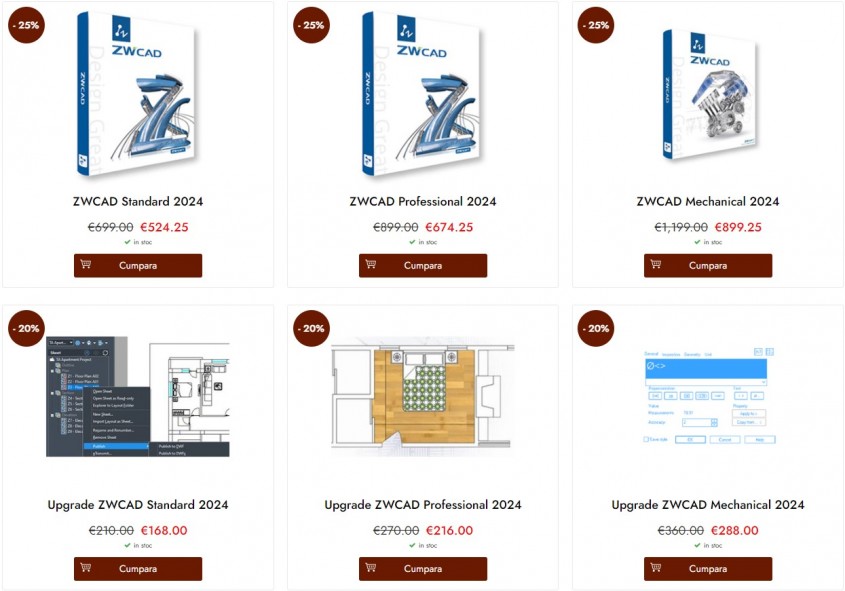 Ultima zi de ofertă ZWCAD Autumn Sale cu discounturi de -25% la licențele noi și -20%