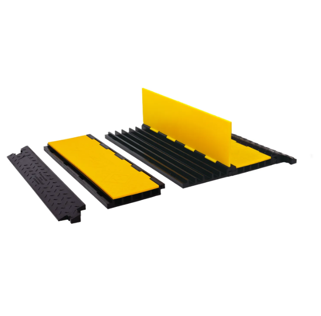 Rampă sistem protecţie cabluri 5 canale YELLOW JACK.png