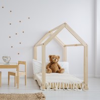 Pat de podea Montessori tip casuta