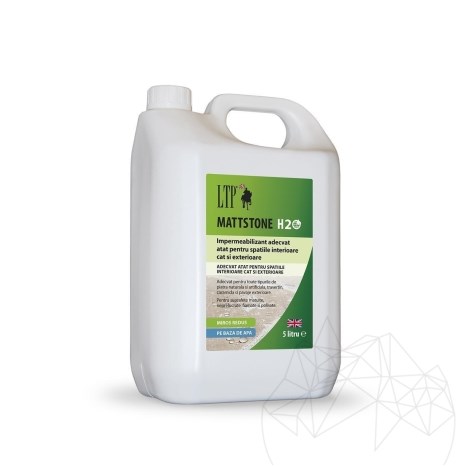 LTP Mattstone H20 5 L - Impermeabilizant ecologic pentru suprafete din piatra naturala si artificiala caramida