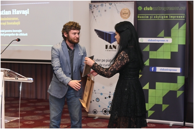 Havași Instalații a primit Premiul pentru inovație în domeniul pompelor de căldură, la Gala Club Antreprenor