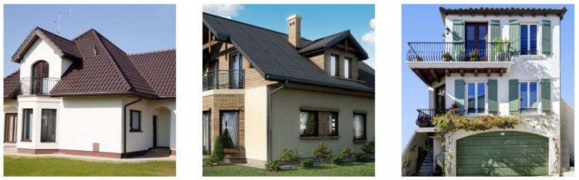 Tencuiala decorativă, factorul care definește arhitectura casei