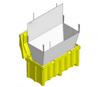Container pentru tuburi fluorescente - New Design Composite FLUO