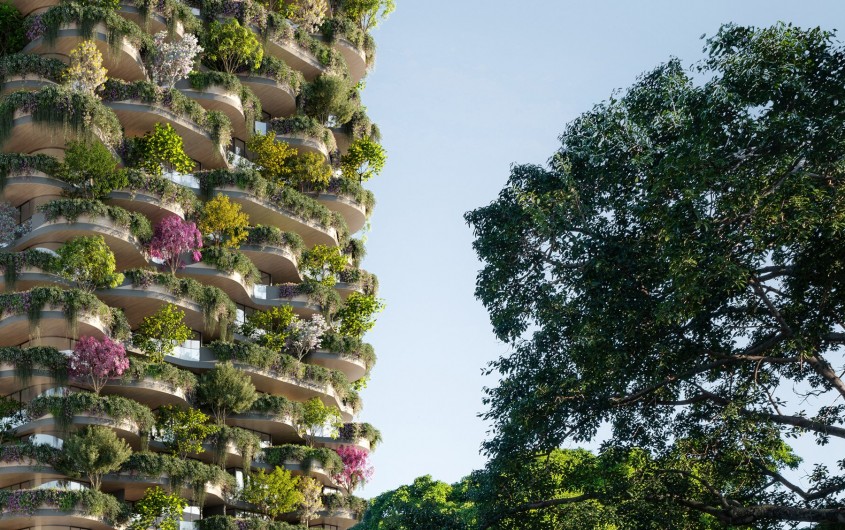 "Pădurea Urbană" sau cât de verde poate fi o clădire rezidenţială