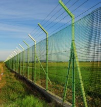 Gard radio-transparent tip plasa &ndash; Gard fragibil din fibra de sticla