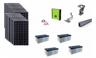 Sistem fotovoltaic hibrid Poweracu 5kwp prindere tigla