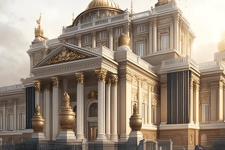 Palatul Buckingham în stil bizantin