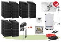 Pachet complet de instalatie fotovoltaica 10 kW cu invertor On-Grid de 17 Kw