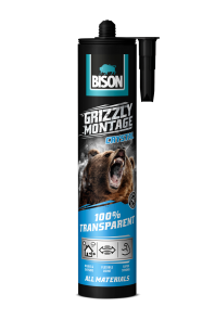 Adeziv pe baza de MS polimer BISON Grizzly Montage Crystal, transparent, 300g